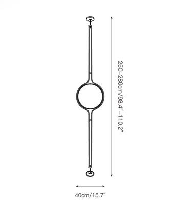 Orbit Floor-to-Ceiling Lamp
